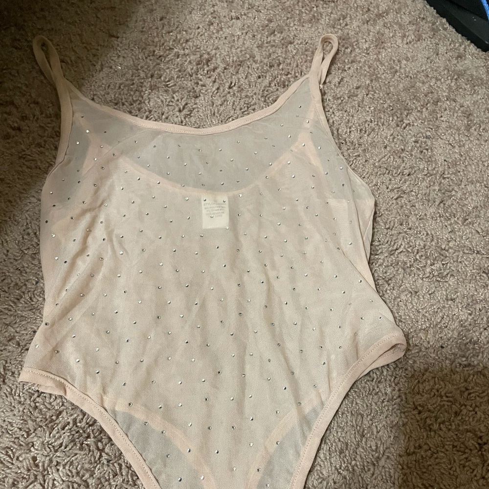 Mesh forever 21 bodysuit